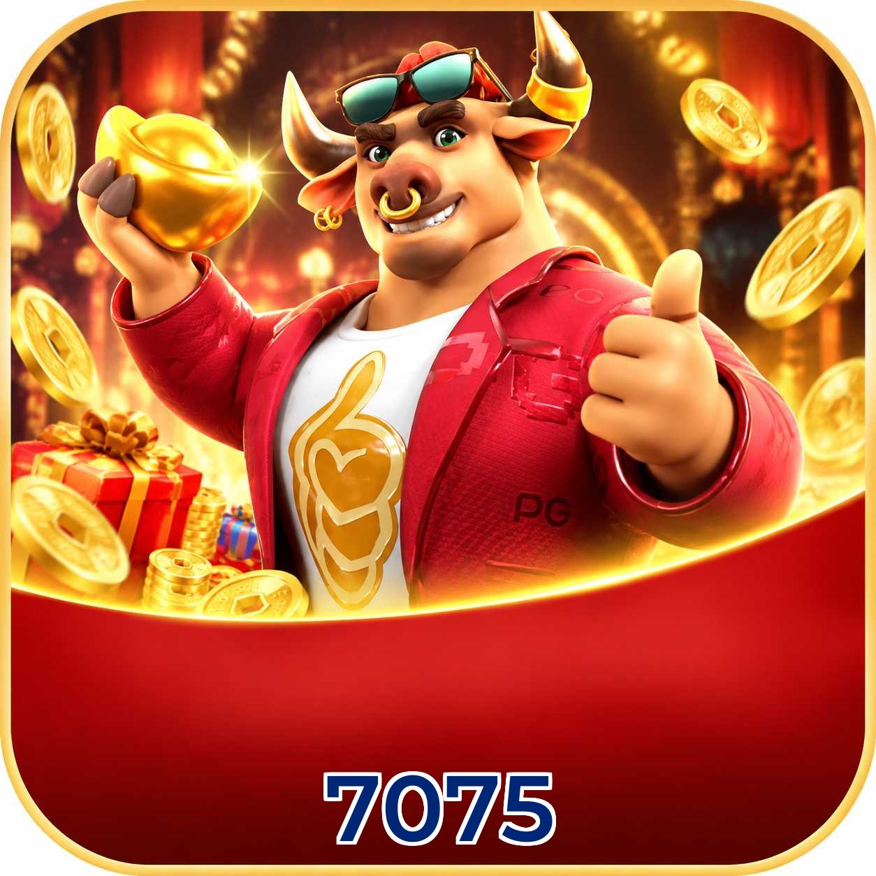 Catálogo de slots da 7075 com RTP médio de 96,52%